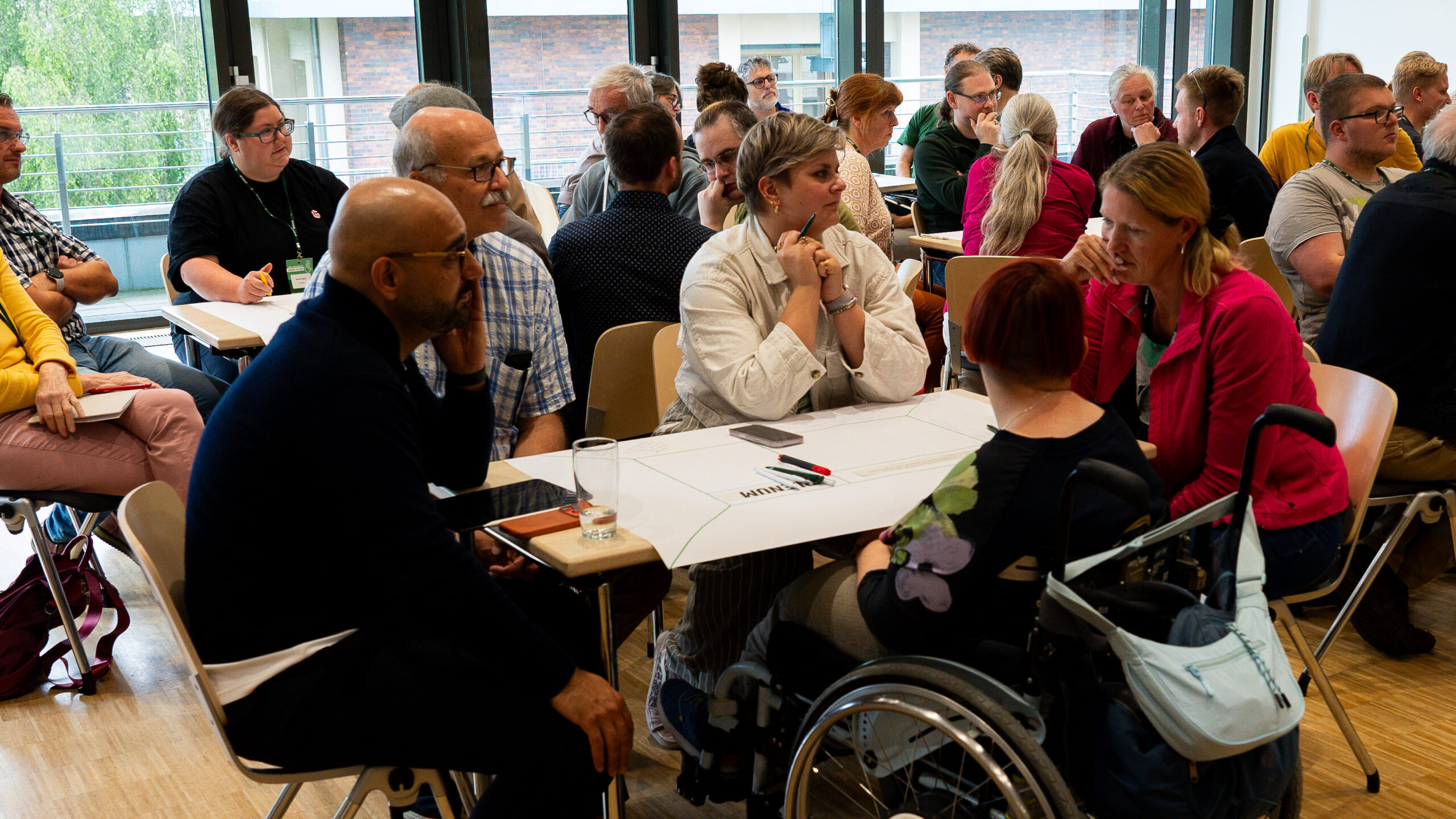 Intensive Diskussionen in den Workshops